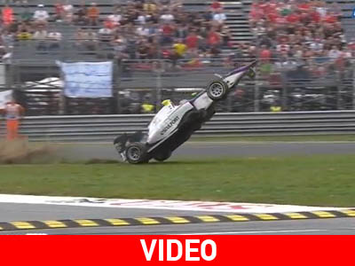 Τρομακτική σύγκρουση στην Monza